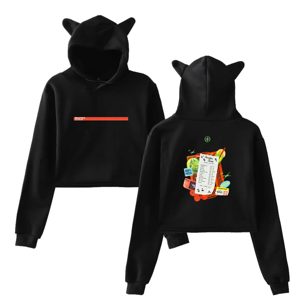 Katseye Cropped Hoodie #8 - Image 2